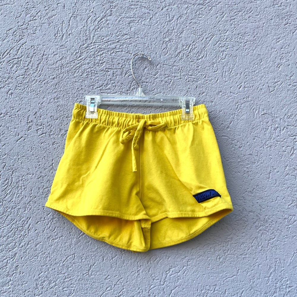 Yellow ‘Unfollow Me’ Shorts